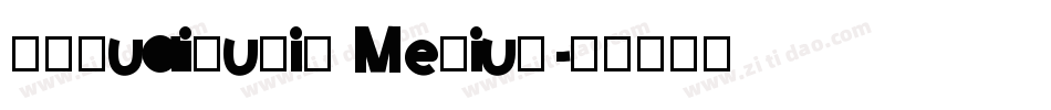 FZKuaiSuTiS Medium字体转换